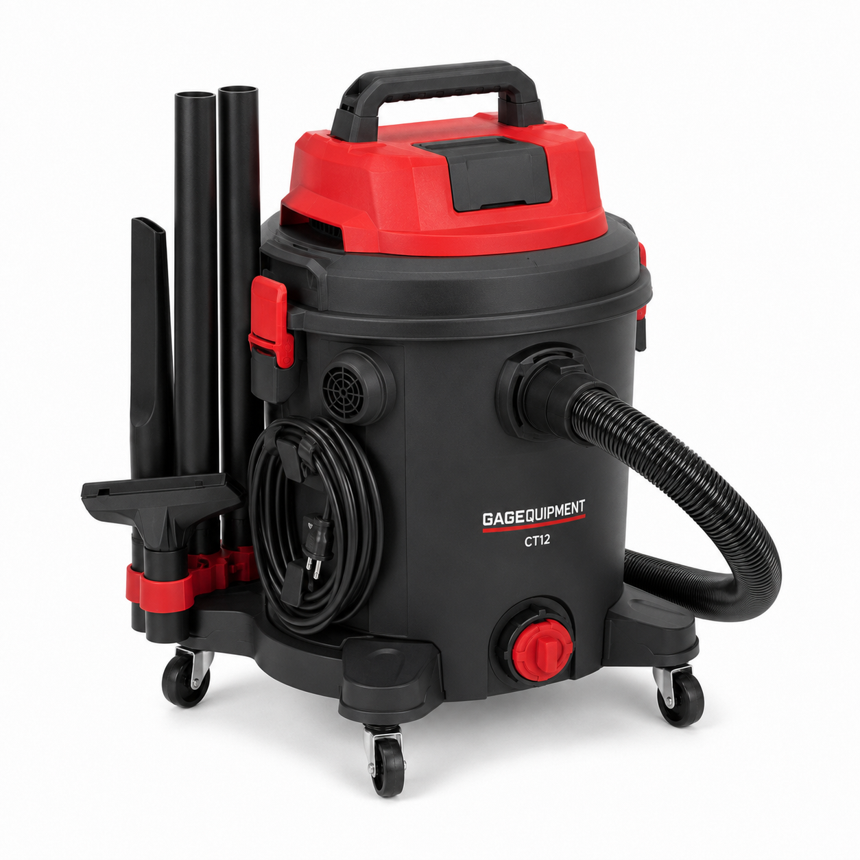 Gagequipment CleanTrail 12-Gallon Wet/Dry Shop Vacuum