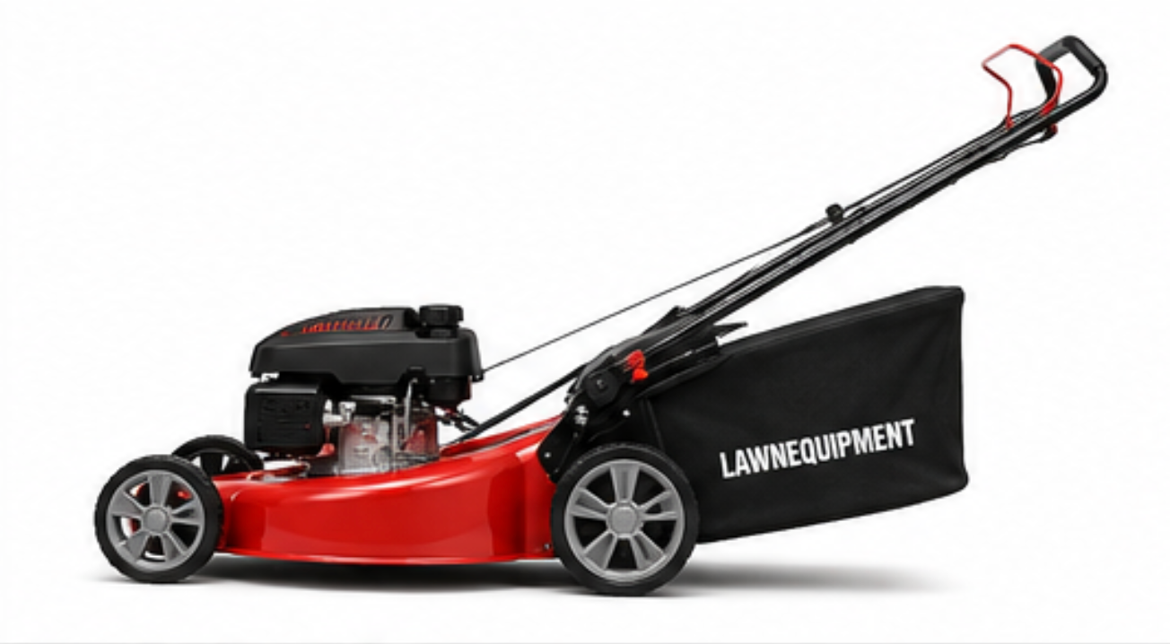 Lawnequipment LM21-125 21-Inch Gas Push Lawn Mower – 125cc 4-Stroke Engine – 3-in-1 Mulching, Bagging & Side Discharge