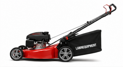 Lawnequipment LM21-125 21-Inch Gas Push Lawn Mower – 125cc 4-Stroke Engine – 3-in-1 Mulching, Bagging & Side Discharge